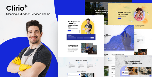 Clirio - Cleaning & Handyman WordPress Theme
