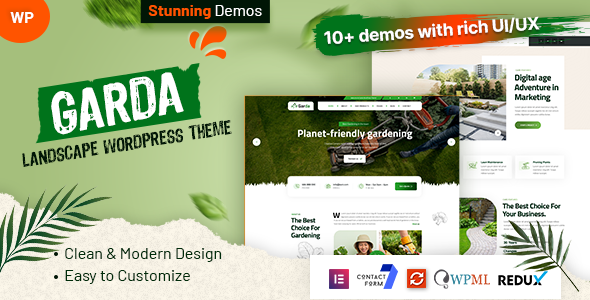 Garda - Gardening WordPress Theme listing image