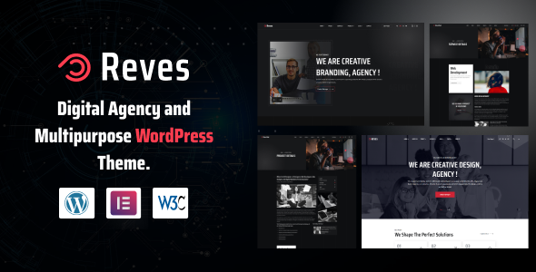 Reves - Software and Digital Agency WordPress Theme