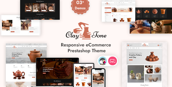 Claytone - Responsive PrestaShop Theme product preview