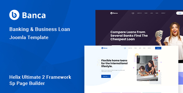 Banca - Banking & Business Loan Joomla 6 Website Template