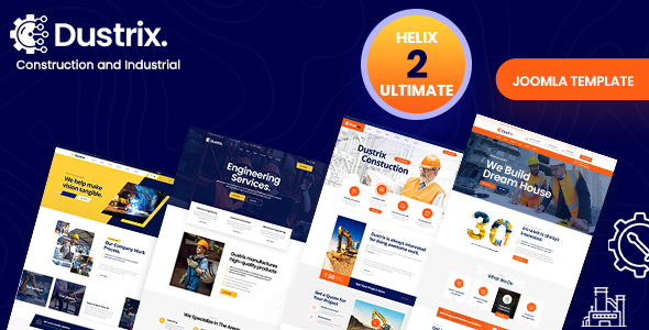 Dustrix - Construction & Industry Joomla 6 Template