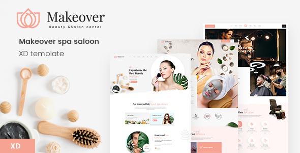 Makeover spa saloon XD template listing image