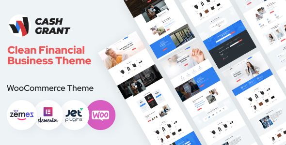 Preview image for Cash Grant - Loans and Financial Services WordPress Theme for Small Business