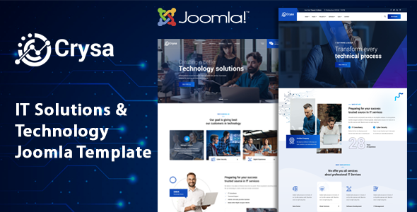 Crysa - IT Solutions & Technology Joomla 6 Template