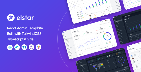 Elstar - React Admin Tailwind Template (React 19)