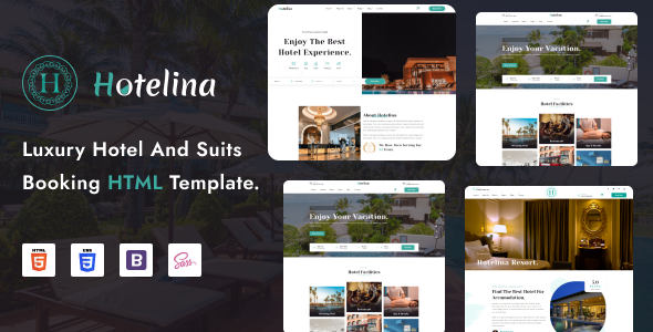 Preview image for Hotelina - Hotel Booking HTML Template