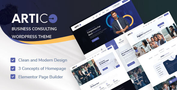 Artico - Business Consulting WordPress Theme
