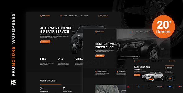 ProMotors - Car Service and Detailing WordPress Theme listing image