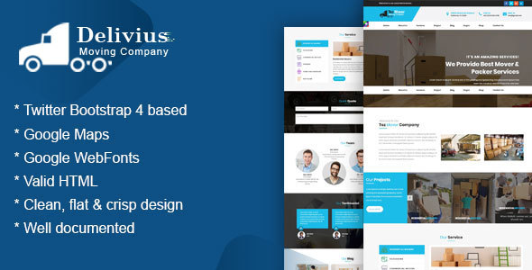 Tez Mover  - Moving, Delivery & Transportation Company HTML Responsive Template