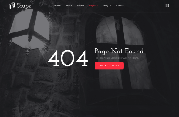 Scape – Real-Life Escape Room Game Elementor Template Kit