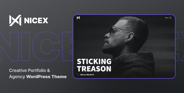 Nicex - Creative Portfolio Theme product preview