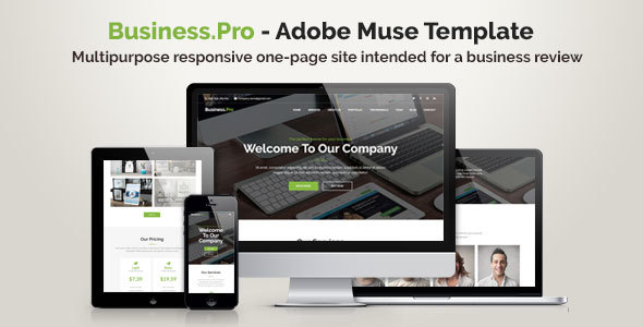 Business.Pro | Adobe Muse Template