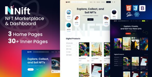 Nift - React NFT Marketplace