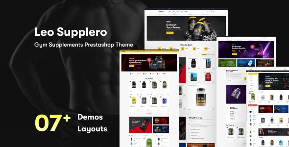 Leo Supplero - Gym Supplements Prestashop Theme