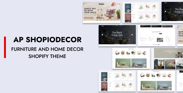 Ap Shopiodecor - Furniture And Home Decor Shopify Theme listing image