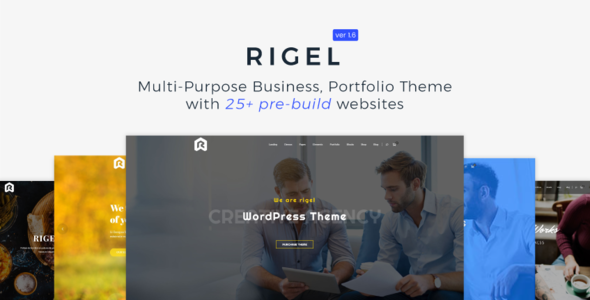 Preview image for Rigel - Multi-Purpose Business Portfolio Theme