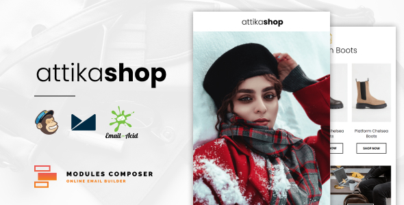 Attika - E-commerce Responsive Email for Fashion & Accessories listing image