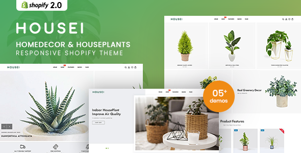 Housei - Homedecor & Houseplants Shopify Theme