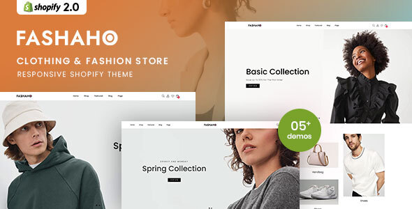 Fashaho - Clothing & Fashion Responsive Shopify Theme