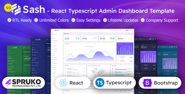 Sash - ReactTS  Admin & Dashboard Template