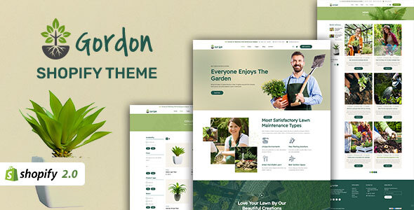 Gordon - Gardening Shop Shopify Theme