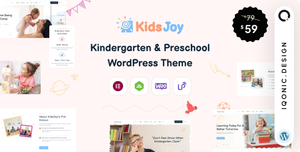 KidsJoy - Kindergarten and Preschool WordPress Theme