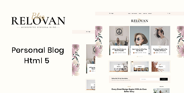Relovan - Personal Blog HTML5 Template