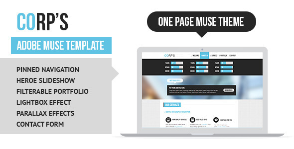 Corporate Adobe Muse Template