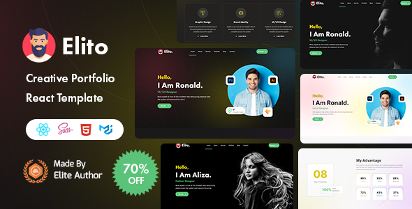 Elito - Creative Portfolio React Template
