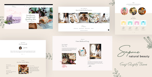 Sapone - Handmade Soap Shopify Theme