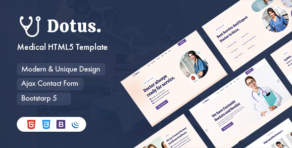 Dotus – Health & Medical HTML5 Template