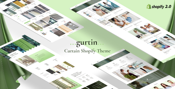 Gurtin - Windows Curtains & Blinds Store Shopify Theme