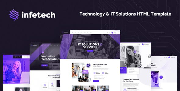 Infetech - Technology & IT Solutions HTML Template product preview