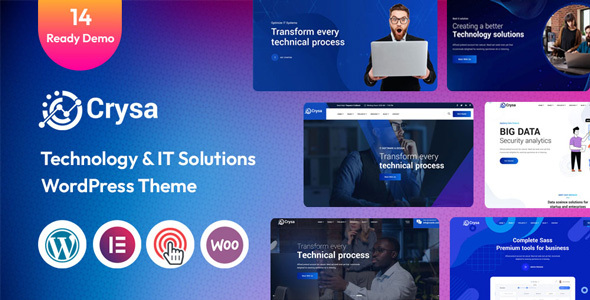 Preview image for Crysa - IT Solutions WordPress Theme