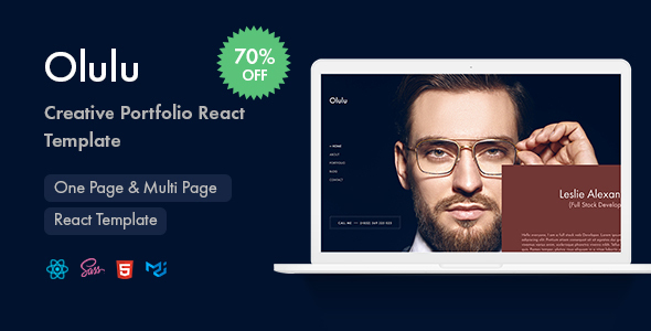 Olulu - Creative Portfolio React Template