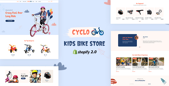Cyclo - Shopify Kids Toys, Bicycle Store Theme