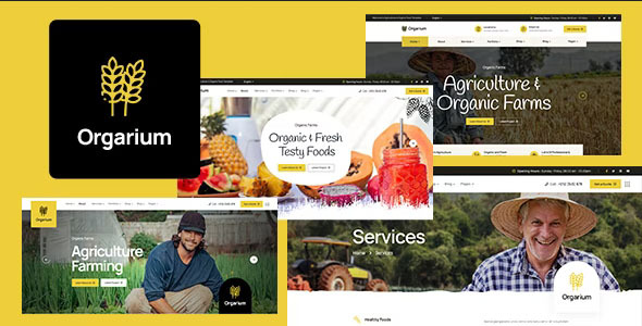 Orgarium - Joomla 6 Agriculture & Organic Food