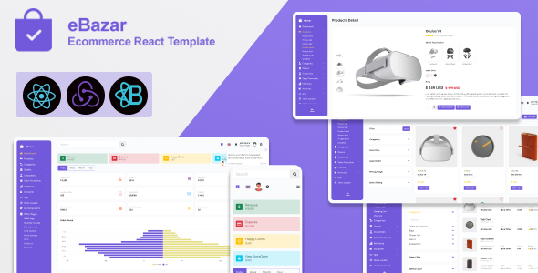 Ebazar - Ecommerce React Admin Template
