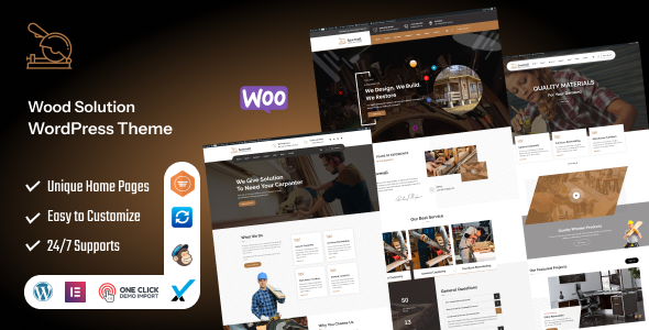 Sawmall - Carpenter and Craftman WordPress Theme