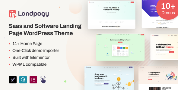 Landpagy - Multipurpose Landing page WordPress Theme listing image