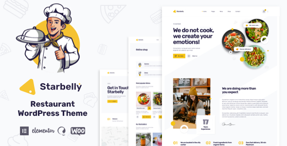 Starbelly - Fast Food Delivery & Restaurant Theme