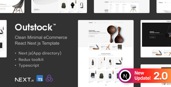 Outstock - React Next JS Minimal eCommerce Template