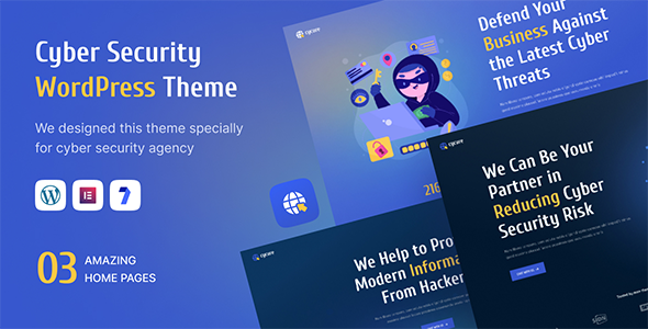 Preview image for Cycure - Cyber Security Services WordPress Theme