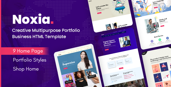 Noxia - Creative Multipurpose HTML Template listing image