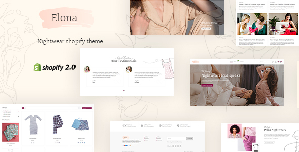 Elona - Inner Wear, Lingerie Store Shopify Theme product preview
