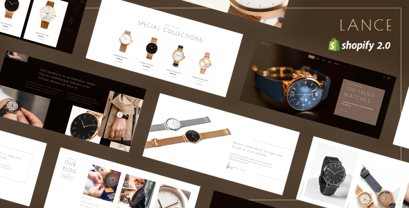 Lance - Watches Store Shopify Theme