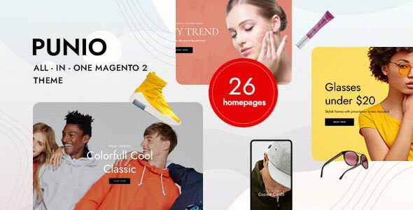 Preview image for Punio - All in one Magento 2 Theme