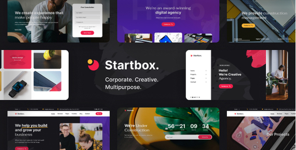 Preview image for Startbox - Multipurpose Corporate WordPress Theme