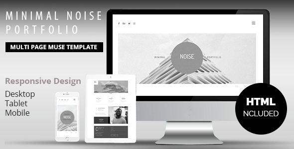 Minimal Noise Portfolio Muse Template